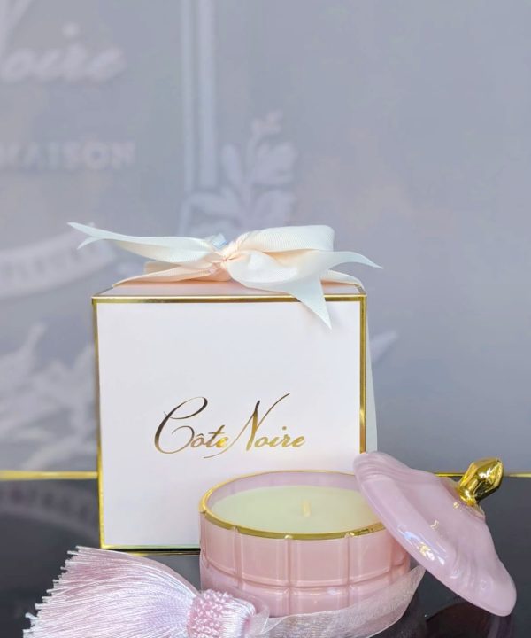 Alternative view of Pink Champagne Candle & Tassel